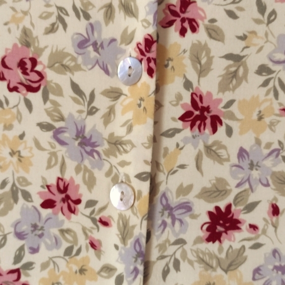 Soft Yellow Floral Button Front Maxi Dress Size 10 - Picture 4 of 6